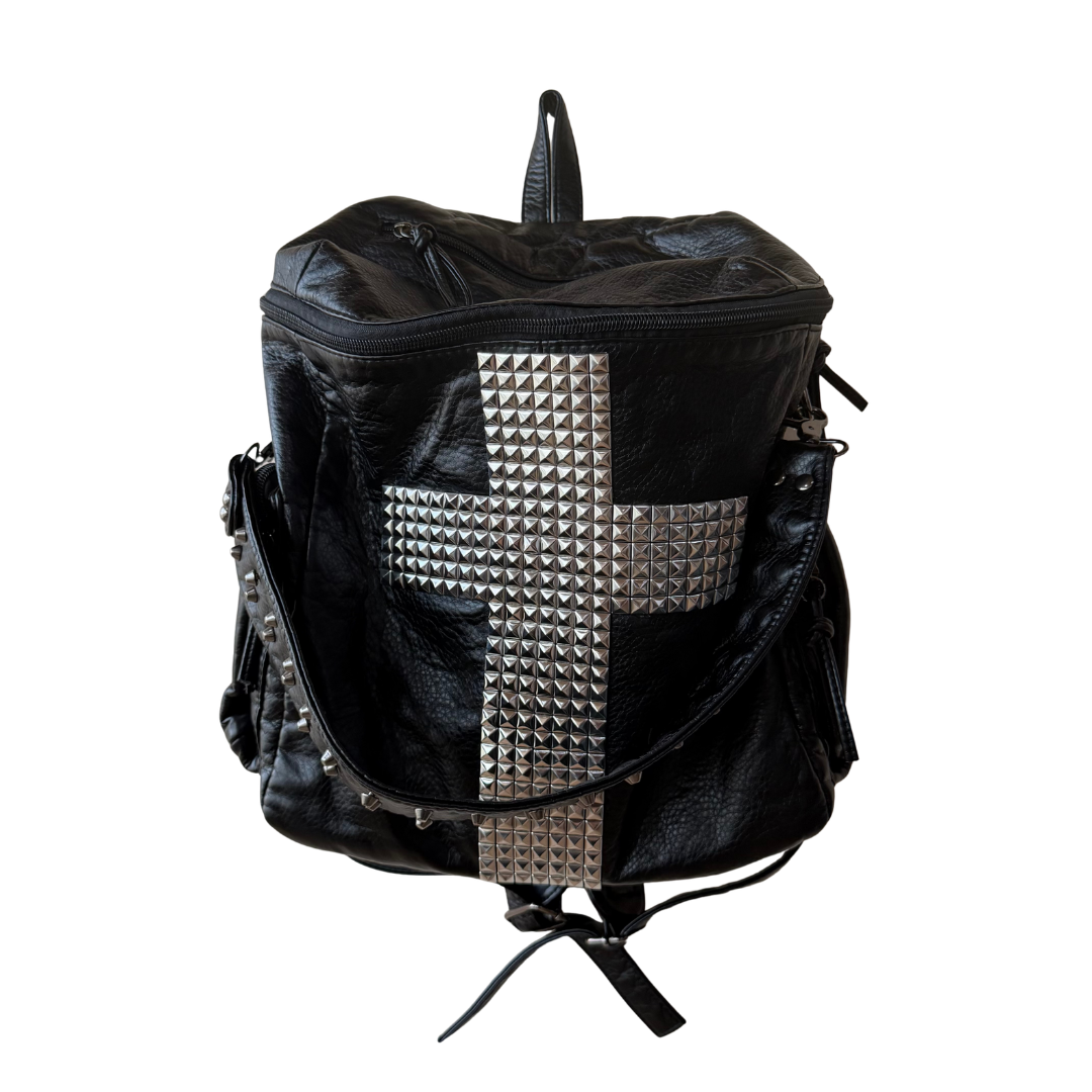 Dark Punk Pyramid Stud Backpack – PWM