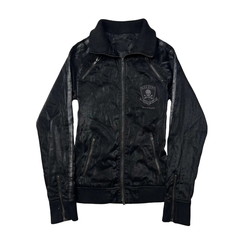 Retro Skull Zip Motorcycle Jacket