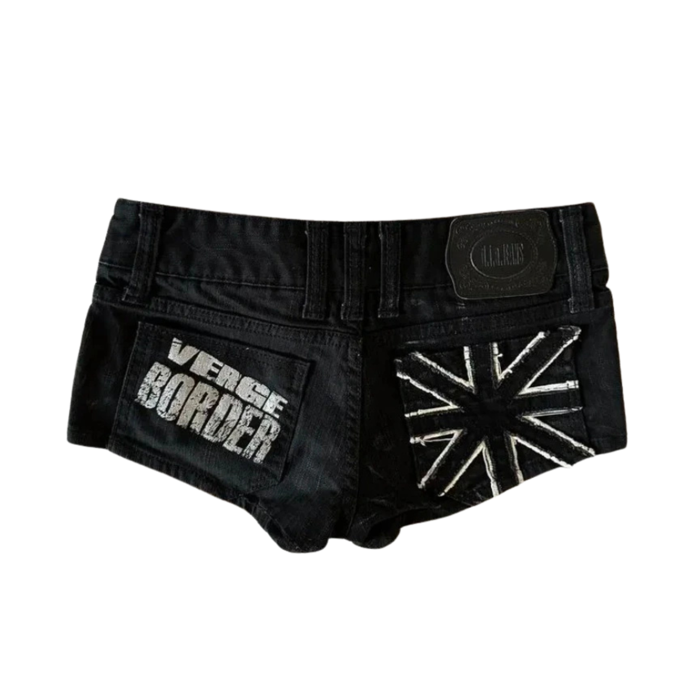 Goth Slim Denim Shorts