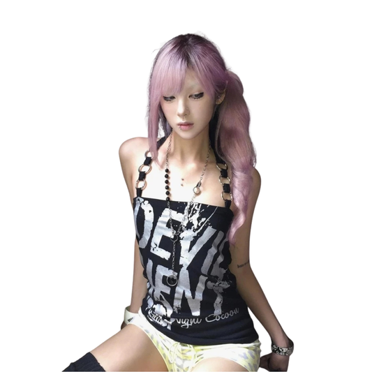 Letter Print Tank Top