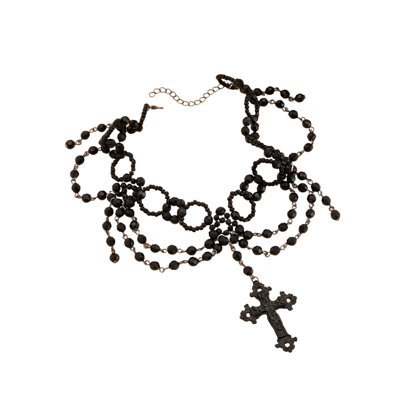 Gothic Exquisite Cross Pendant Necklace