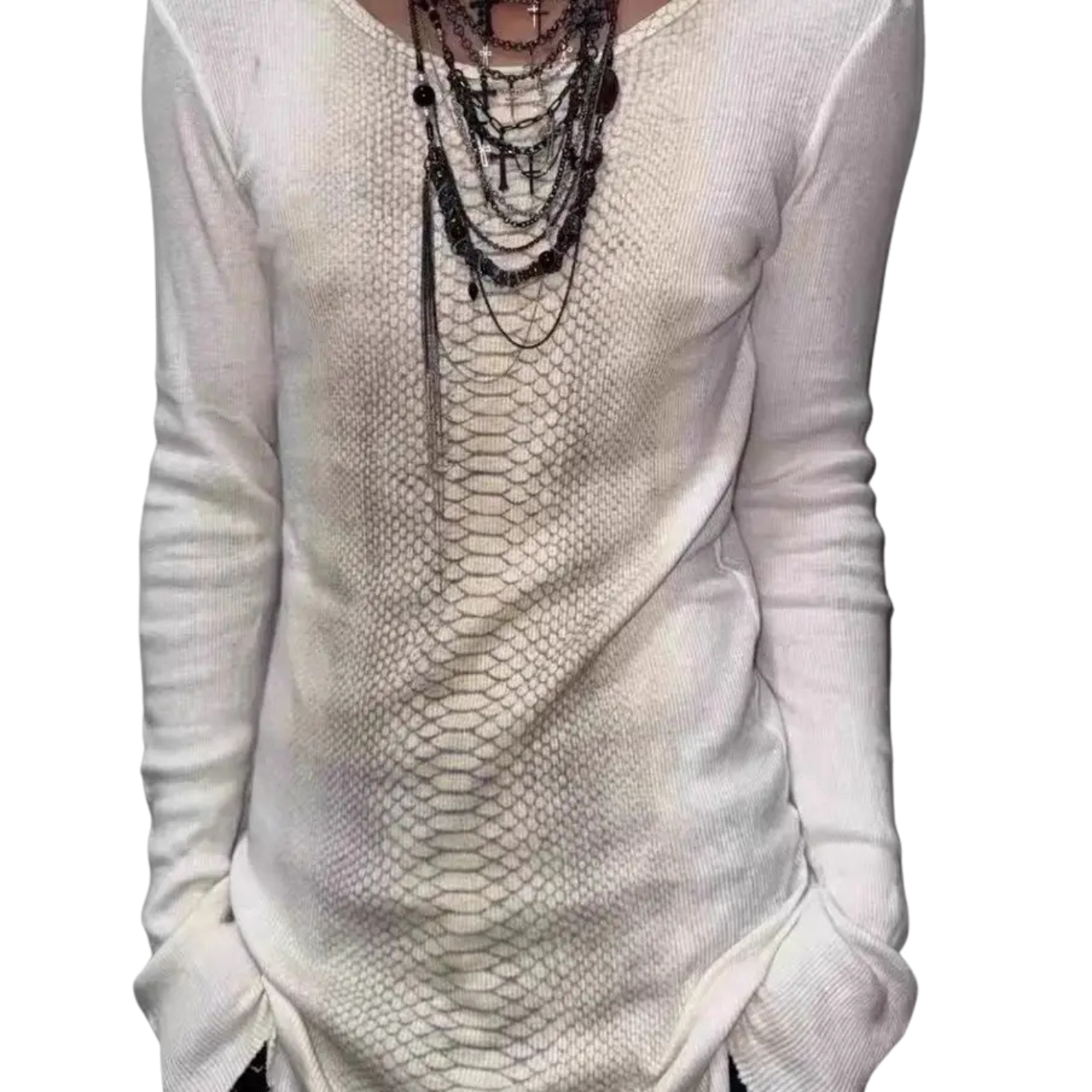 Snakeskin Print T-shirt