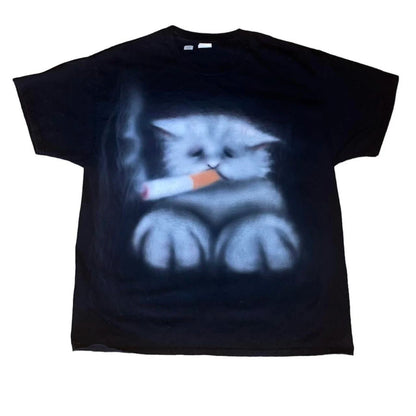 Smoking Kitty T-shirt