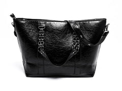 Studded Star Flag Chain-Handle Tote Bag