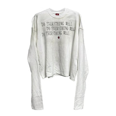 Red Star Spray Boxy Long Sleeve T-Shirt
