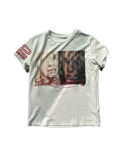 Millennial Portrait Embroidered Graphic T-Shirt