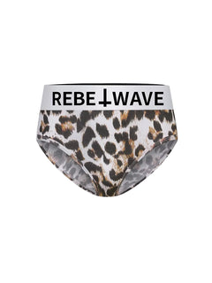 Rebel Wave Leopard Triangle Briefs
