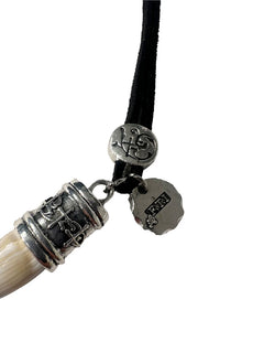 Faux Wolf-Fang Adjustable Pendant Necklace