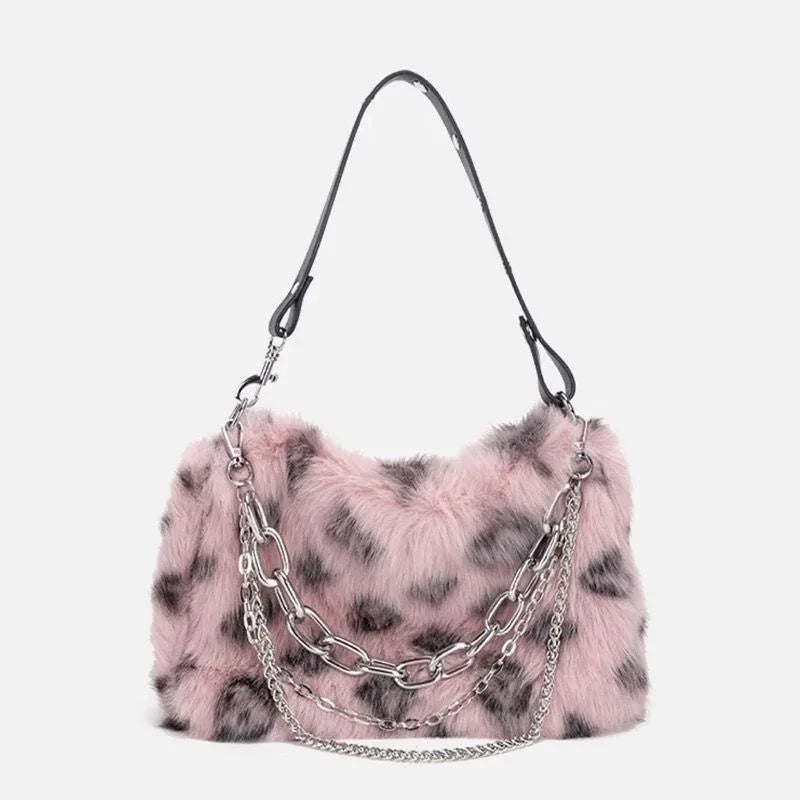 Leopard Print Underarm Bag