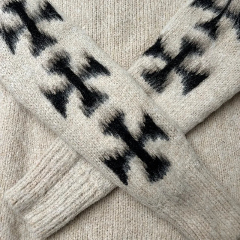 Cross Fleece Sweater