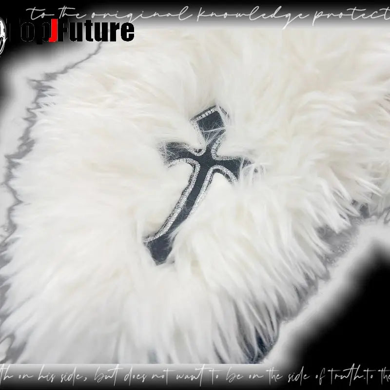 Fluffy Rabbit Ear Gothic Hat