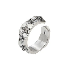 Sterling Silver Star Rings - PWM