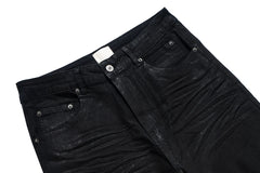 Glue Coated Boot cut Flared Pants - PWM