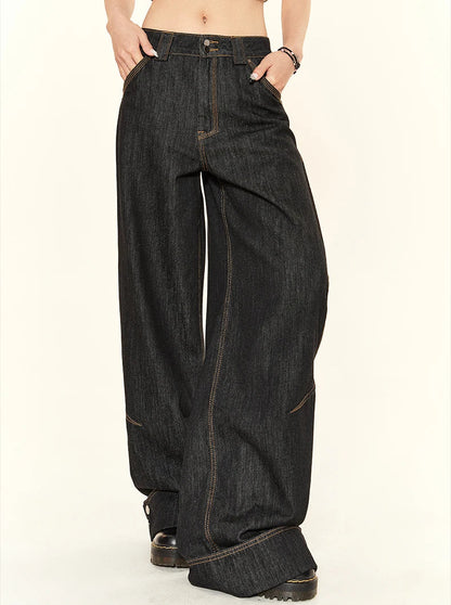 Baggy Denim Trousers