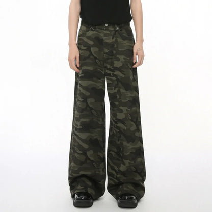 Camouflage Loose Jeans