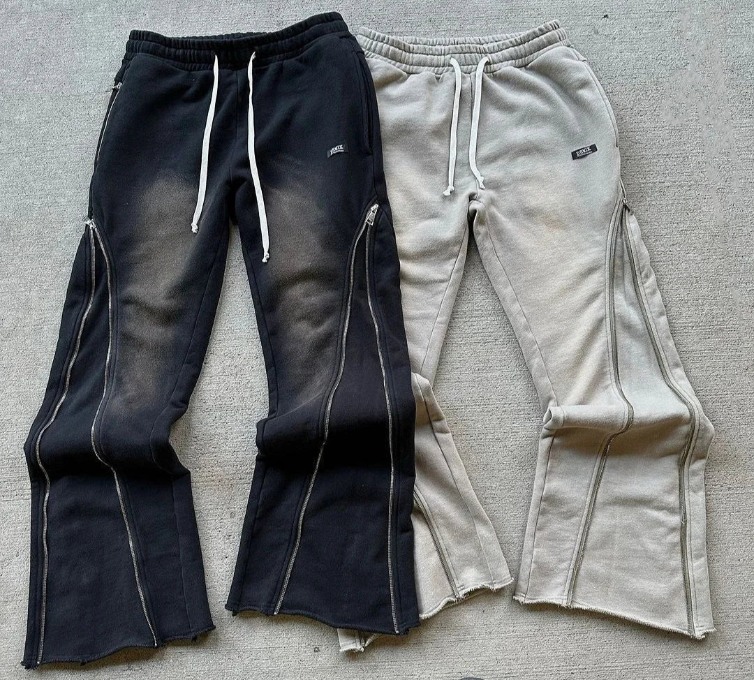 Zipper Sweatpants