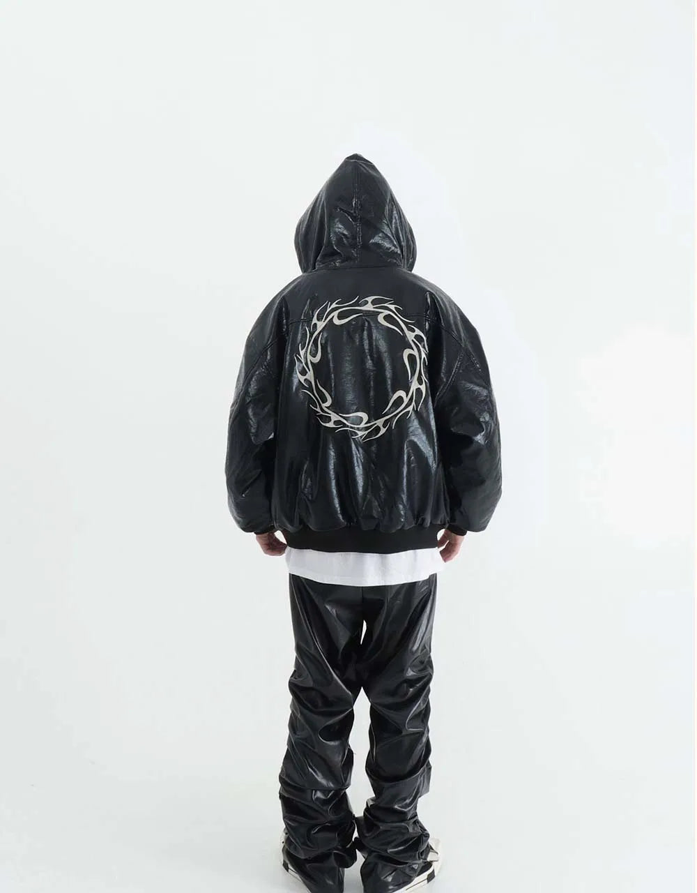 Pleated Leather Pants - PWM