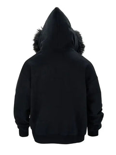 Black Fur Collar Jacket - PWM
