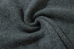 Knitted Zipper Sleeve Pullover Sweater - PWM