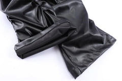 Pleated Leather Pants - PWM