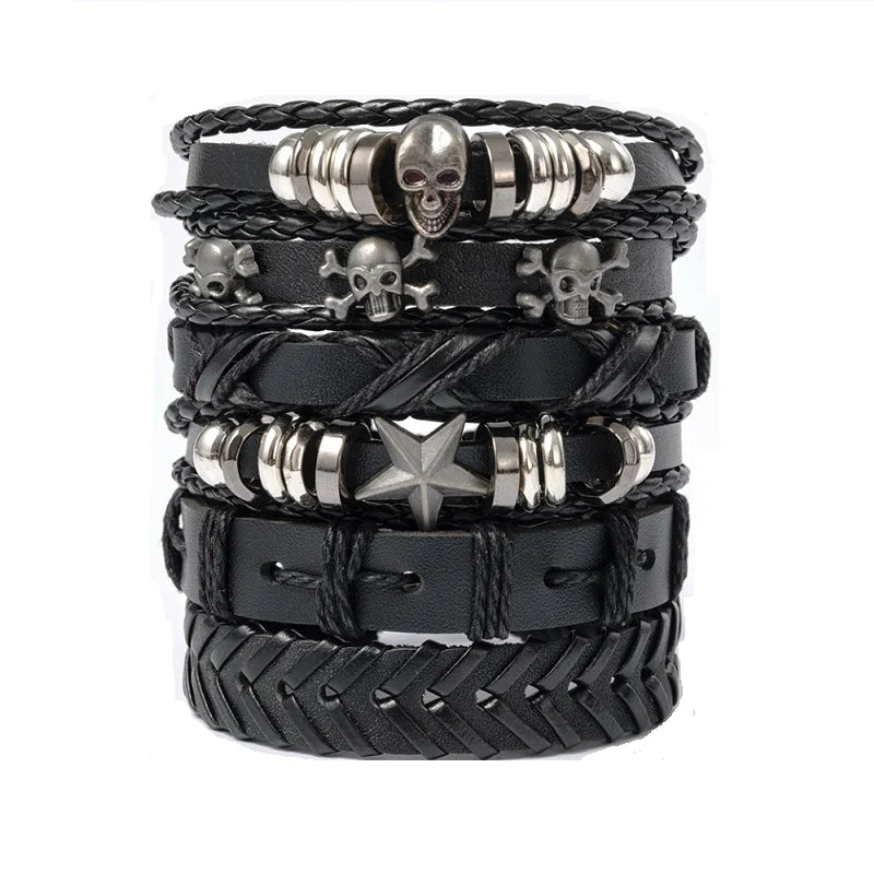 Rivet Leather Bracelet Sets - PWM