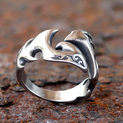 Flame motif Ring