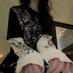 Goth Pattern Two-Piece T-Shirt - PWM