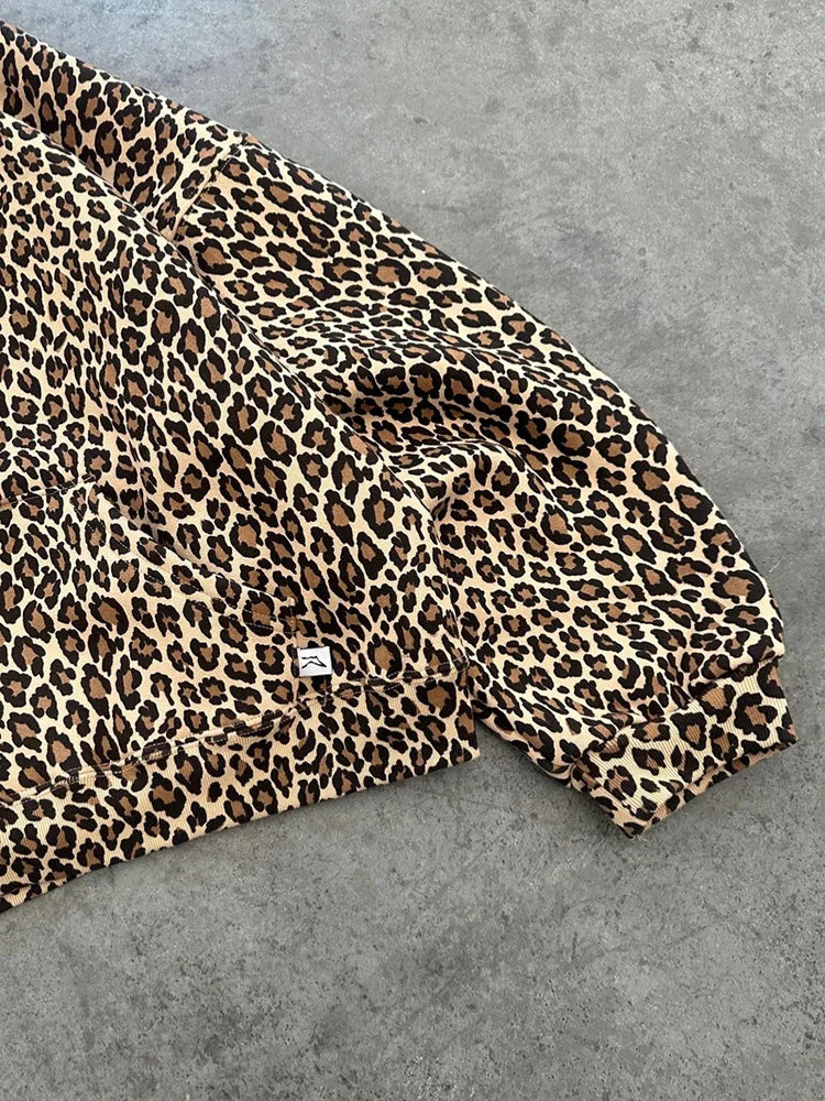 Leopard Pullover Hoodie