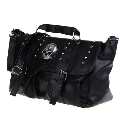 Rivet Skull Shoulder Bag