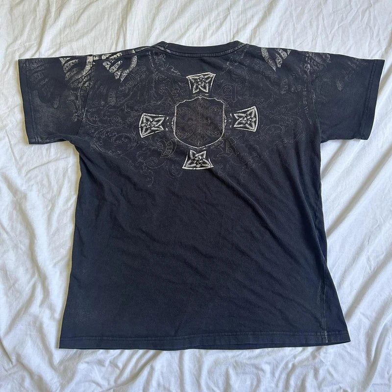 Mall Gothic Print T-shirt - PWM