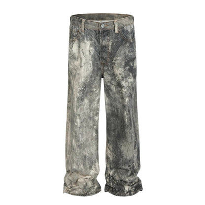 Camouflage Speckled Digital Printed Jeans