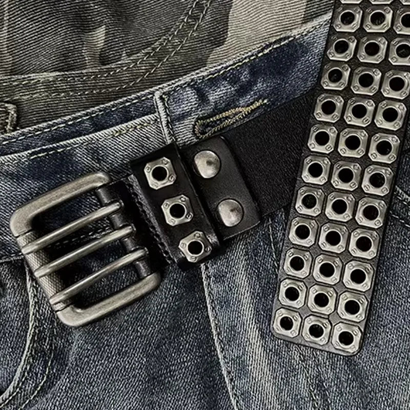 Rivet Pattern Belt