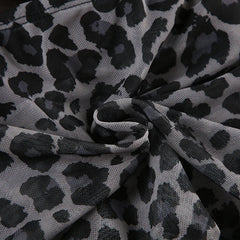 Leopard Mesh Crop Top - PWM