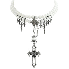 Irregular Bead Splicing Necklace - PWM