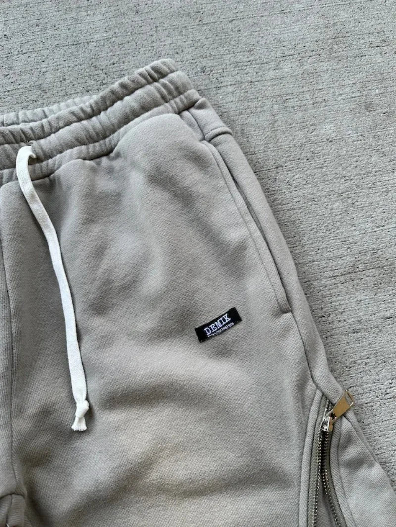 Zipper Sweatpants