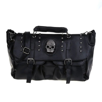 Rivet Skull Shoulder Bag