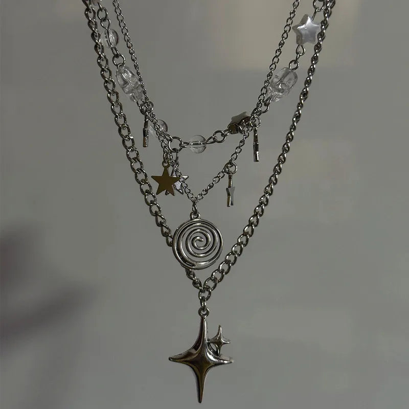 Spiral pendant necklace