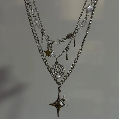 Spiral pendant necklace