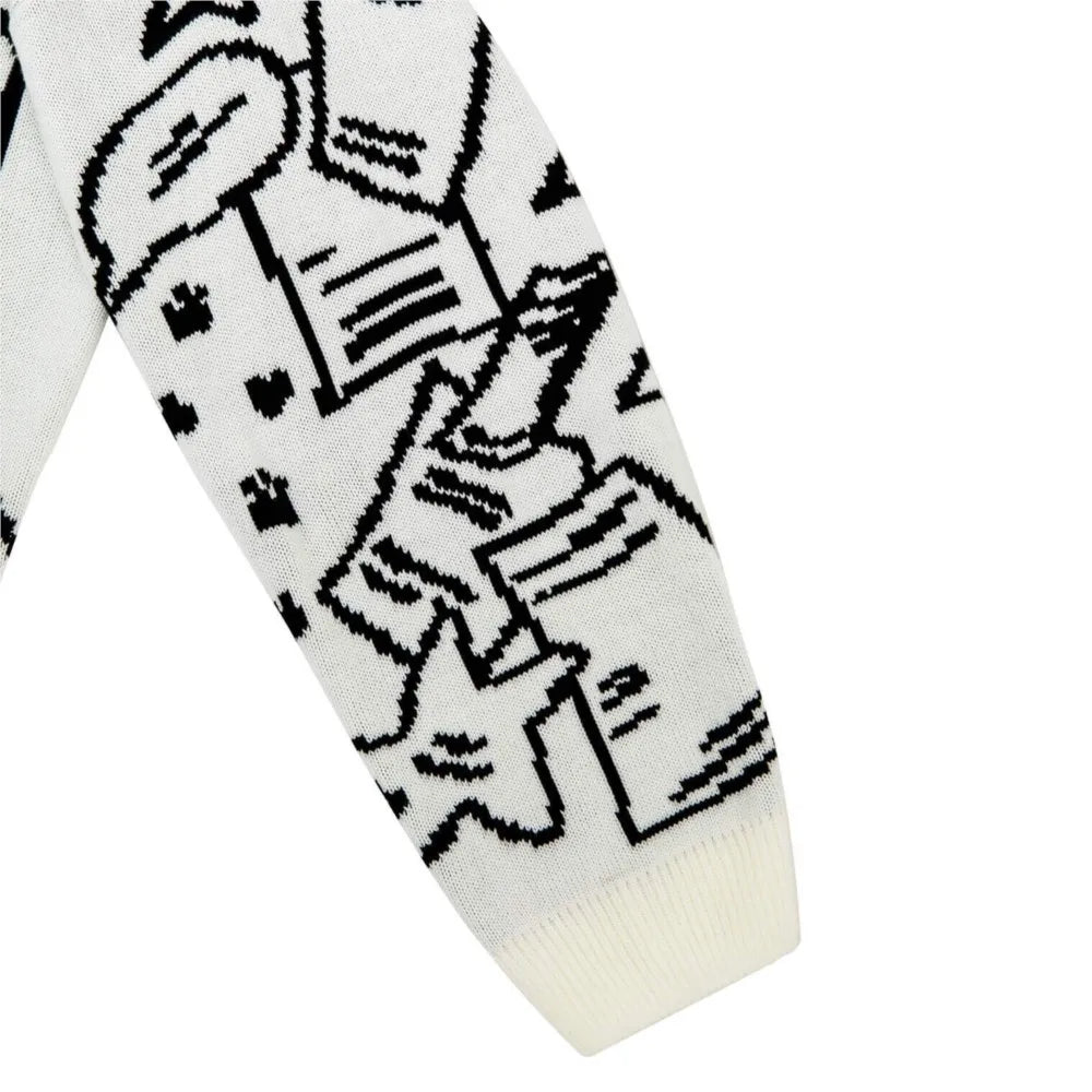 Cartoon Knitted Pullover Sweater