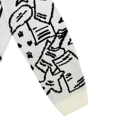 Cartoon Knitted Pullover Sweater