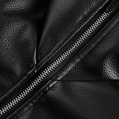 Leather Padded Jacket