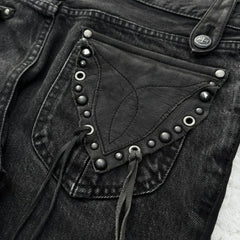 Cowboy Cross Micro Flared Jeans - PWM