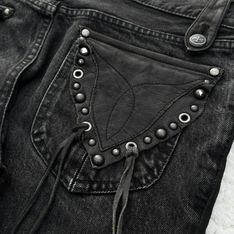 Cowboy Cross Micro Flared Jeans - PWM
