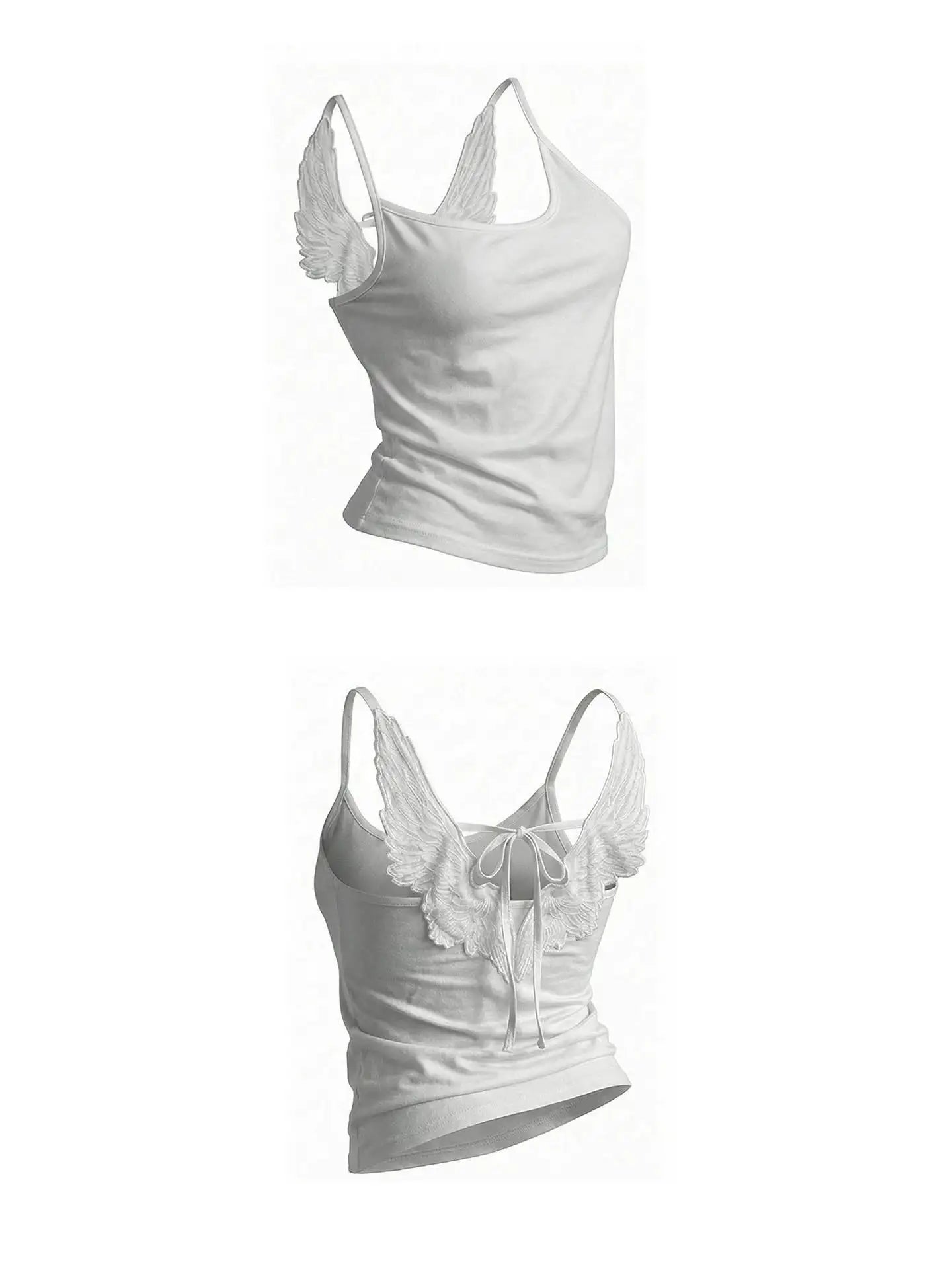 Angel Wings Embroidered Vest - PWM