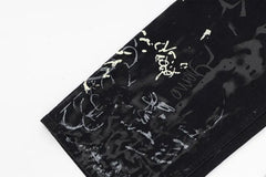 Graffiti Print Straight Loose Denim - PWM