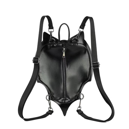 Black Bat Shaped Backpack