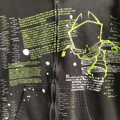 Cyber Grunge Zip Up Sweatshirts - PWM