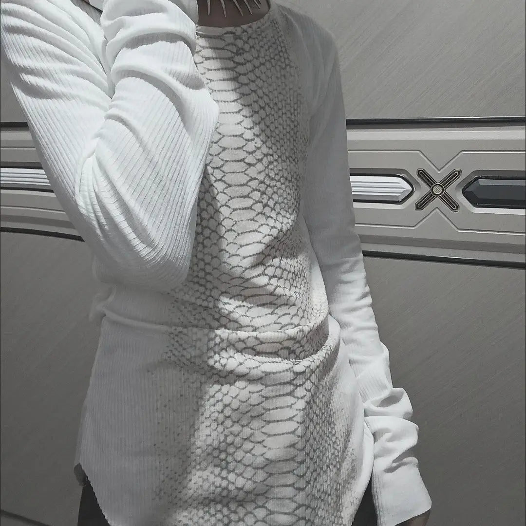 Snakeskin Print T-shirt