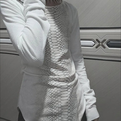 Snakeskin Print T-shirt