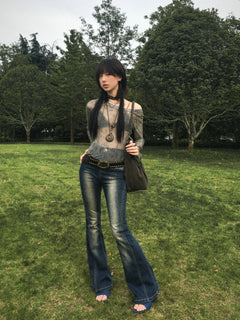Toxic Pattern Mesh Tops - PWM